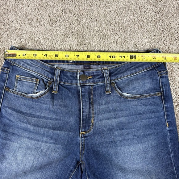 Universal Thread Jeans Women's 6 28R Mid Rise Skinny Stretch Denim Blue - Picture 7 of 10